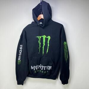 Vintage Monster Energy Y2K Racing Hoodie XL